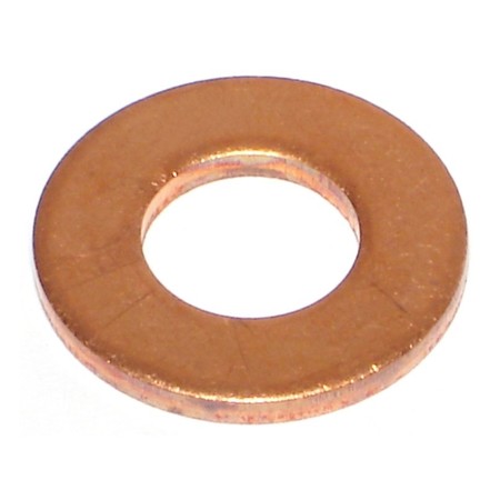 Midwest Fastener Flat Washer, Fits Bolt Size 1/2" , Copper 10 PK 71846